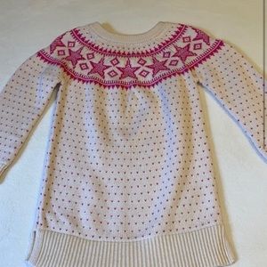 BABY GAP KNITTED SWEATER DRESS
